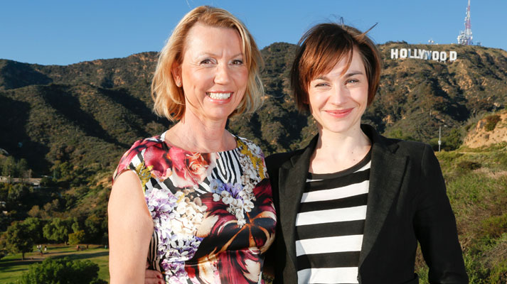 Christiane Paul en Daniela Lindner in de Hollywood Hills