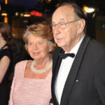 Spreker Hans-Dietrich Genscher met zijn vrouw Barbara